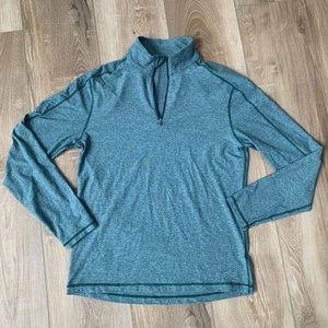 Lululemon Men’s L Surge Warm 1/2 Zip Green Long sleeve